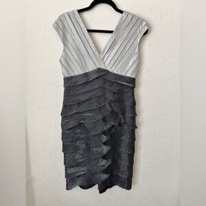Adrianna Papel Tiered Cocktail Dress Size 6